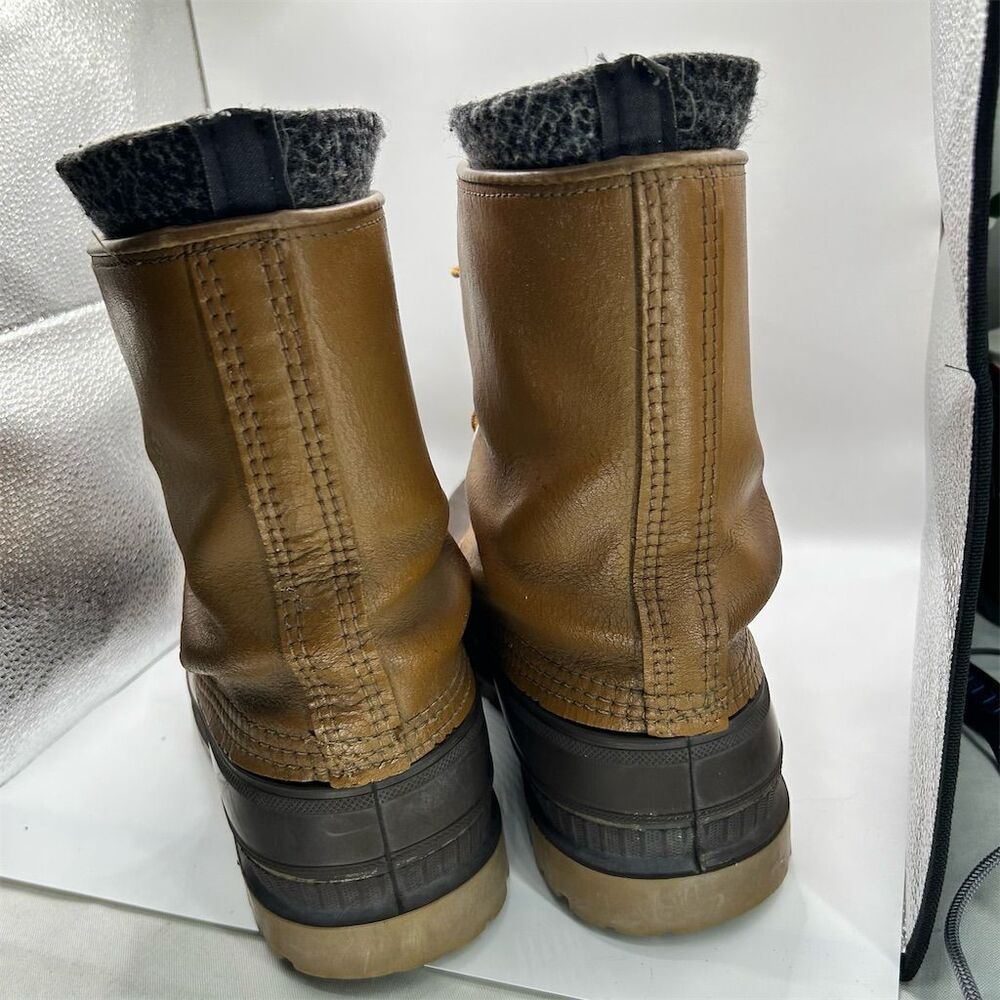 Sorel Osprey Men's Vintage Snow Boots Brown Size 12 Winter Casual READ - Picture 11 of 15